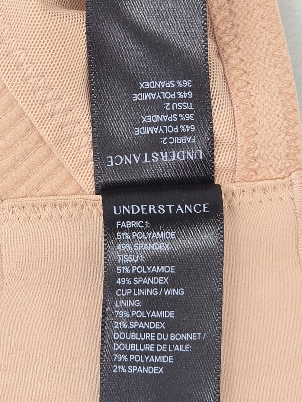 Understance Sidney FlexWire Molded Unpadded Demi Bra in Cashew Size 48D NWT - Picture 11 of 13